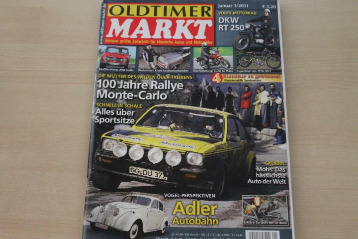 Deckblatt Oldtimer Markt (01/2011)